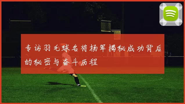 专访羽毛球名将杨军揭秘成功背后的秘密与奋斗历程